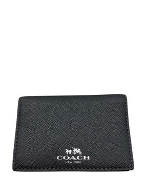 COACH SIGNATURE BI-FOLD MINI WALLET